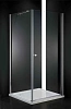 Душевой уголок CEZARES ELENA-W-A-1-80-C-Cr 80x80см стекло прозрачное, профиль хром