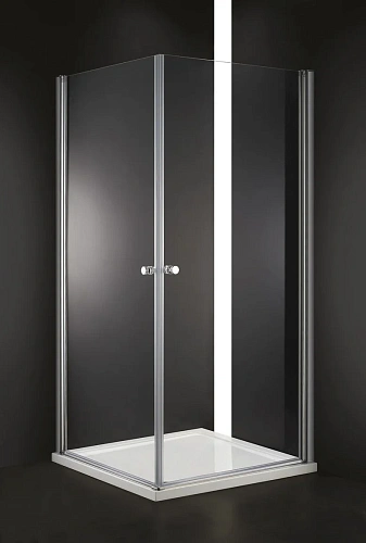 Душевой уголок CEZARES ELENA-W-A-2-80-C-Cr 80x80см стекло прозрачное, профиль хром Душевой уголок CEZARES ELENA-W-A-2-80-C-Cr 80x80см стекло прозрачное, профиль хром