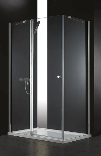 Душевой уголок CEZARES ELENA-W-AH-1-100/90-C-Cr 100x90см стекло прозрачное, профиль хром Душевой уголок CEZARES ELENA-W-AH-1-100/90-C-Cr 100x90см стекло прозрачное, профиль хром