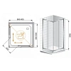 Душевой уголок CEZARES FAMILY-A-2-80-C-Cr 800x800 мм Душевой уголок CEZARES FAMILY-A-2-80-C-Cr 800x800 мм