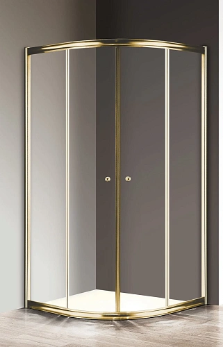 Душевой уголок CEZARES GIUBILEO-R-2-80-SCORREVOLE-C-G 80x80см стекло прозрачное, профиль золото Душевой уголок CEZARES GIUBILEO-R-2-80-SCORREVOLE-C-G 80x80см стекло прозрачное, профиль золото