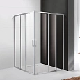 Душевой уголок CEZARES MOLVENO-A-22-80+30-C-Cr-IV 110x110см стекло прозрачное, профиль хром Душевой уголок CEZARES MOLVENO-A-22-80+30-C-Cr-IV 110x110см стекло прозрачное, профиль хром