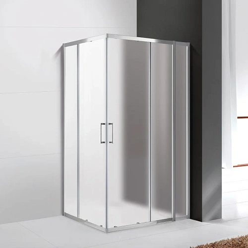 Душевой уголок CEZARES MOLVENO-AH-21-100+30-P-Cr 130x100см стекло рифленое, профиль хром Душевой уголок CEZARES MOLVENO-AH-21-100+30-P-Cr 130x100см стекло рифленое, профиль хром