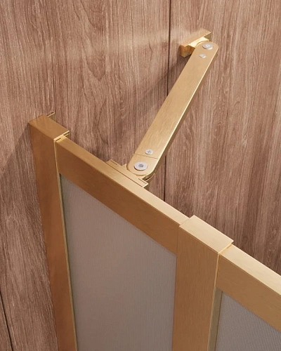 Душевой уголок CEZARES MOLVENO-AH-21-90+20-P-BORO цвет профиля брашированное золото стекло рифленое 1100x900 мм Душевой уголок CEZARES MOLVENO-AH-21-90+20-P-BORO цвет профиля брашированное золото стекло рифленое 1100x900 мм