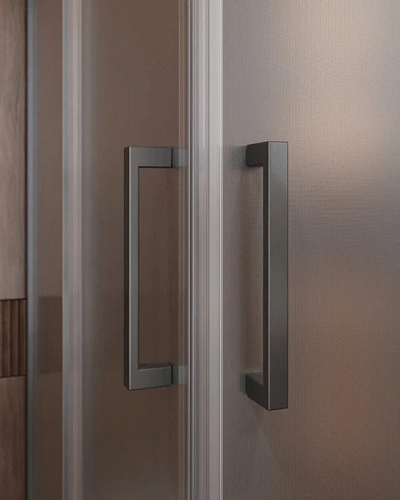 Душевой уголок CEZARES MOLVENO-AH-21-90+20-P-GM цвет профиля оружейная сталь стекло рифленое 1100x900 мм Душевой уголок CEZARES MOLVENO-AH-21-90+20-P-GM цвет профиля оружейная сталь стекло рифленое 1100x900 мм