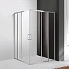 Душевой уголок CEZARES MOLVENO-AH-22-110/100-C-Cr-IV УГЛОВОЙ 110x100см стекло прозрачное, профиль хром