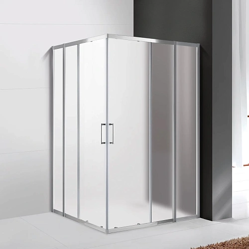 Душевой уголок CEZARES MOLVENO-AH-22-120/110-P-Cr УГЛОВОЙ 120x110см стекло рифленое, профиль хром Душевой уголок CEZARES MOLVENO-AH-22-120/110-P-Cr УГЛОВОЙ 120x110см стекло рифленое, профиль хром