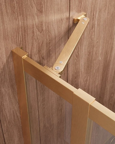 Душевой уголок CEZARES MOLVENO-AH-22-130/120-C-BORO-IV цвет профиля брашированное золото стекло прозрачное 1300x1200 мм Душевой уголок CEZARES MOLVENO-AH-22-130/120-C-BORO-IV цвет профиля брашированное золото стекло прозрачное 1300x1200 мм