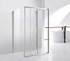 Душевой уголок CEZARES MOLVENO-AH-22-160/80-C-Cr-IV 160x80см стекло прозрачное, профиль хром