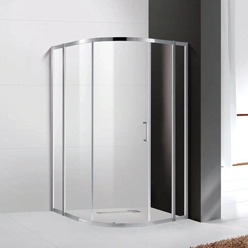 Душевой уголок CEZARES MOLVENO-R-11-100+30-C-Cr-IV 130x130см стекло прозрачное, профиль хром Душевой уголок CEZARES MOLVENO-R-11-100+30-C-Cr-IV 130x130см стекло прозрачное, профиль хром