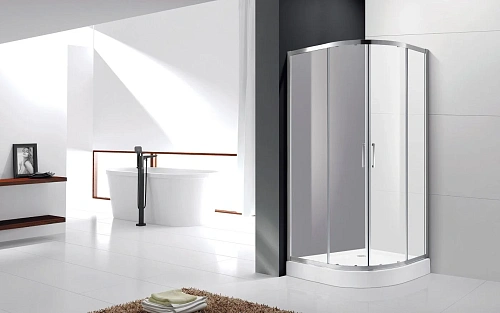 Душевой уголок CEZARES MOLVENO-R-2-100-P-Cr 100x100см стекло рифленое, профиль хром Душевой уголок CEZARES MOLVENO-R-2-100-P-Cr 100x100см стекло рифленое, профиль хром