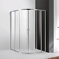 Душевой уголок CEZARES MOLVENO-R-22-100+30-C-Cr-IV 130x130см стекло прозрачное, профиль хром Душевой уголок CEZARES MOLVENO-R-22-100+30-C-Cr-IV 130x130см стекло прозрачное, профиль хром