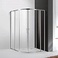 Душевой уголок CEZARES MOLVENO-R-22-80+30-C-Cr-IV 110x110см стекло прозрачное, профиль хром Душевой уголок CEZARES MOLVENO-R-22-80+30-C-Cr-IV 110x110см стекло прозрачное, профиль хром