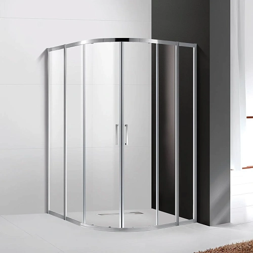 Душевой уголок CEZARES MOLVENO-R-22-80+30-C-Cr-IV 110x110см стекло прозрачное, профиль хром Душевой уголок CEZARES MOLVENO-R-22-80+30-C-Cr-IV 110x110см стекло прозрачное, профиль хром