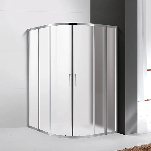 Душевой уголок CEZARES MOLVENO-R-22-80+30-P-Cr 110x110см стекло рифленое, профиль хром Душевой уголок CEZARES MOLVENO-R-22-80+30-P-Cr 110x110см стекло рифленое, профиль хром