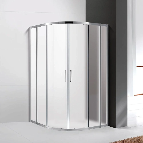 Душевой уголок CEZARES MOLVENO-R-22-90+20-P-Cr 110x110см стекло рифленое, профиль хром Душевой уголок CEZARES MOLVENO-R-22-90+20-P-Cr 110x110см стекло рифленое, профиль хром