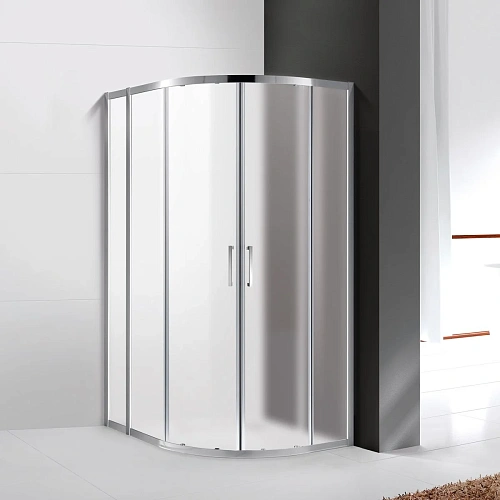 Душевой уголок CEZARES MOLVENO-RH-2-110/90-P-Cr 110x90см стекло рифленое, профиль хром Душевой уголок CEZARES MOLVENO-RH-2-110/90-P-Cr 110x90см стекло рифленое, профиль хром