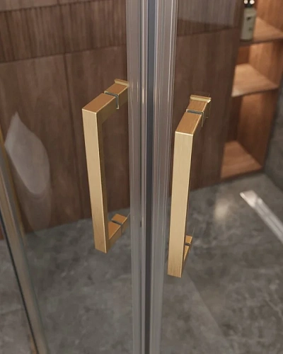 Душевой уголок CEZARES MOLVENO-RH-2-120/90-C-BORO-IV цвет профиля брашированное золото стекло прозрачное 1200x900 мм Душевой уголок CEZARES MOLVENO-RH-2-120/90-C-BORO-IV цвет профиля брашированное золото стекло прозрачное 1200x900 мм