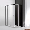 Душевой уголок CEZARES MOLVENO-RH-2-130/100-C-Cr-IV 130x100см стекло прозрачное, профиль хром