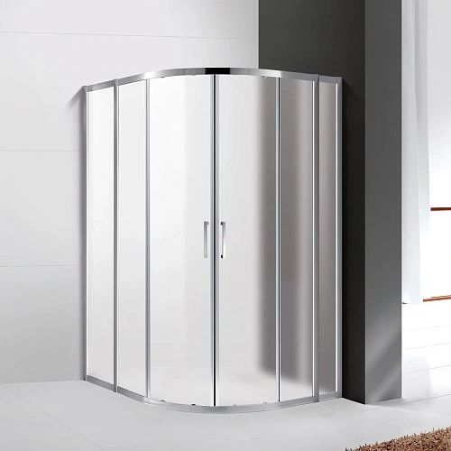 Душевой уголок CEZARES MOLVENO-RH-22-110/100-P-Cr 110x100см стекло рифленое, профиль хром Душевой уголок CEZARES MOLVENO-RH-22-110/100-P-Cr 110x100см стекло рифленое, профиль хром