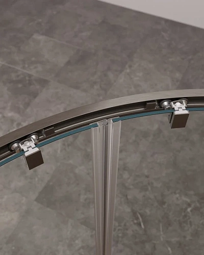 Душевой уголок CEZARES MOLVENO-RH-22-130/120-C-GM-IV цвет профиля оружейная сталь стекло прозрачное 1300x1200 мм Душевой уголок CEZARES MOLVENO-RH-22-130/120-C-GM-IV цвет профиля оружейная сталь стекло прозрачное 1300x1200 мм