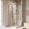 Душевой уголок CEZARES RELAX-304-A-2-80-C-BORO 80x80см стекло прозрачное, профиль брашированное золото Душевой уголок CEZARES RELAX-304-A-2-80-C-BORO 80x80см стекло прозрачное, профиль брашированное золото