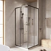 Душевой уголок CEZARES RELAX-304-A-2-90-C-GM 90x90см стекло прозрачное, профиль оружейная сталь Душевой уголок CEZARES RELAX-304-A-2-90-C-GM 90x90см стекло прозрачное, профиль оружейная сталь
