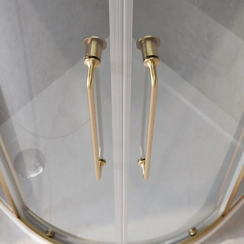 Душевой уголок CEZARES RELAX-304-R-2-90-C-BORO 90x90см стекло прозрачное, профиль брашированное золото Душевой уголок CEZARES RELAX-304-R-2-90-C-BORO 90x90см стекло прозрачное, профиль брашированное золото