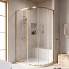 Душевой уголок CEZARES RELAX-304-RH-2-120/90-C-BORO 120x90см стекло прозрачное, профиль брашированное золото Душевой уголок CEZARES RELAX-304-RH-2-120/90-C-BORO 120x90см стекло прозрачное, профиль брашированное золото