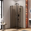 Душевой уголок CEZARES SLIDER-A-2-70/80-BR-NERO 70-80x70-80см стекло тонированное (бронза), профиль черный Душевой уголок CEZARES SLIDER-A-2-70/80-BR-NERO 70-80x70-80см стекло тонированное (бронза), профиль черный
