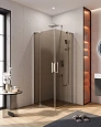 Душевой уголок CEZARES SLIDER-A-2-80/90-BR-Cr 80-90x80-90см стекло тонированное (бронза), профиль хром Душевой уголок CEZARES SLIDER-A-2-80/90-BR-Cr 80-90x80-90см стекло тонированное (бронза), профиль хром