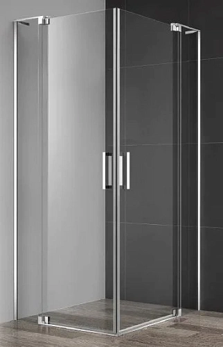 Душевой уголок CEZARES SLIDER-A-2-80/90-C-Cr 80-90x80-90см стекло прозрачное, профиль хром Душевой уголок CEZARES SLIDER-A-2-80/90-C-Cr 80-90x80-90см стекло прозрачное, профиль хром