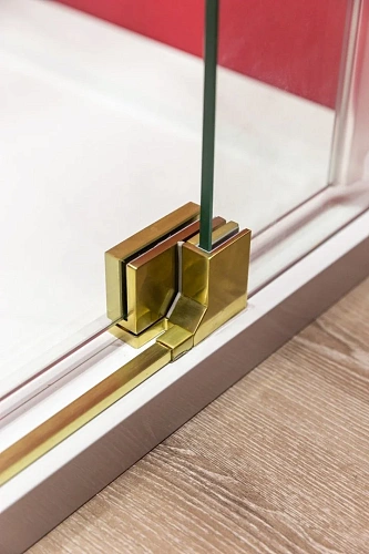 Душевой уголок CEZARES SLIDER-AH-1-100-70/80-C-BORO 70-80x100см стекло прозрачное, профиль брашированное золото Душевой уголок CEZARES SLIDER-AH-1-100-70/80-C-BORO 70-80x100см стекло прозрачное, профиль брашированное золото