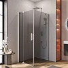 Душевой уголок CEZARES SLIDER-AH-1-100-80/90-GRIGIO-Cr 80-90x100см стекло тонированное (графит), профиль хром Душевой уголок CEZARES SLIDER-AH-1-100-80/90-GRIGIO-Cr 80-90x100см стекло тонированное (графит), профиль хром