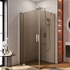 Душевой уголок CEZARES SLIDER-AH-1-100-90/100-BR-Cr 90-100x100см стекло тонированное (бронза), профиль хром Душевой уголок CEZARES SLIDER-AH-1-100-90/100-BR-Cr 90-100x100см стекло тонированное (бронза), профиль хром