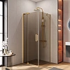 Душевой уголок CEZARES SLIDER-AH-1-80-70/80-BR-BORO 70-80x80см стекло тонированное (бронза), профиль брашированное золото Душевой уголок CEZARES SLIDER-AH-1-80-70/80-BR-BORO 70-80x80см стекло тонированное (бронза), профиль брашированное золото
