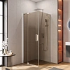 Душевой уголок CEZARES SLIDER-AH-1-80-80/90-BR-Cr 80-90x80см стекло тонированное (бронза), профиль хром Душевой уголок CEZARES SLIDER-AH-1-80-80/90-BR-Cr 80-90x80см стекло тонированное (бронза), профиль хром