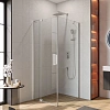 Душевой уголок CEZARES SLIDER-AH-1-90-80/90-C-Cr 80-90x90см стекло прозрачное, профиль хром Душевой уголок CEZARES SLIDER-AH-1-90-80/90-C-Cr 80-90x90см стекло прозрачное, профиль хром