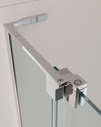 Душевой уголок CEZARES SLIDER-AH-1-90-90/100-C-Cr 90-100x90см стекло прозрачное, профиль хром Душевой уголок CEZARES SLIDER-AH-1-90-90/100-C-Cr 90-100x90см стекло прозрачное, профиль хром