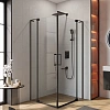 Душевой уголок CEZARES SLIDER-AH-2-70/80-90/100-C-NERO 70-80x90-100см стекло прозрачное, профиль черный Душевой уголок CEZARES SLIDER-AH-2-70/80-90/100-C-NERO 70-80x90-100см стекло прозрачное, профиль черный