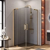Душевой уголок CEZARES SLIDER-AH-2-70/80-90/100-GRIGIO-BORO 70-80x90-100см стекло тонированное (графит), профиль брашированное золото Душевой уголок CEZARES SLIDER-AH-2-70/80-90/100-GRIGIO-BORO 70-80x90-100см стекло тонированное (графит), профиль брашированное золото