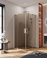 Душевой уголок CEZARES SLIDER-AH-2-90/100-100/110-BR-Cr 90-100x100-110см стекло тонированное (бронза), профиль хром Душевой уголок CEZARES SLIDER-AH-2-90/100-100/110-BR-Cr 90-100x100-110см стекло тонированное (бронза), профиль хром