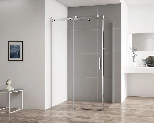 Душевой уголок CEZARES STYLUS-SOFT-AH-1-110/90-C-Cr 110x90см стекло прозрачное, профиль хром Душевой уголок CEZARES STYLUS-SOFT-AH-1-110/90-C-Cr 110x90см стекло прозрачное, профиль хром