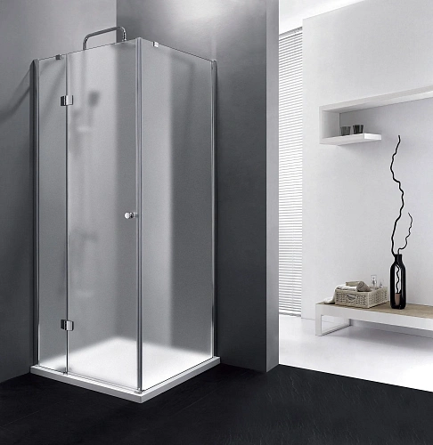 Душевой уголок CEZARES VERONA-W-A-1-100-P-Cr-L 100x100см стекло рифленое, профиль хром Душевой уголок CEZARES VERONA-W-A-1-100-P-Cr-L 100x100см стекло рифленое, профиль хром
