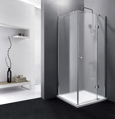 Душевой уголок CEZARES VERONA-W-A-1-100-P-Cr-R 100x100см стекло рифленое, профиль хром Душевой уголок CEZARES VERONA-W-A-1-100-P-Cr-R 100x100см стекло рифленое, профиль хром