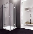 Душевой уголок CEZARES VERONA-W-A-2-100-P-Cr 100x100см стекло рифленое, профиль хром Душевой уголок CEZARES VERONA-W-A-2-100-P-Cr 100x100см стекло рифленое, профиль хром