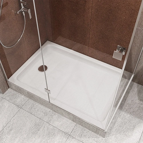 Душевой уголок DIWO Дмитров 120х80 профиль хром глянцевый 571248 Душевой уголок DIWO Дмитров 120х80 профиль хром глянцевый 571248