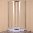 Душевой уголок DIWO Коломна 100х100 профиль хром матовый, с поддоном 556959 Душевой уголок DIWO Коломна 100х100 профиль хром матовый, с поддоном 556959