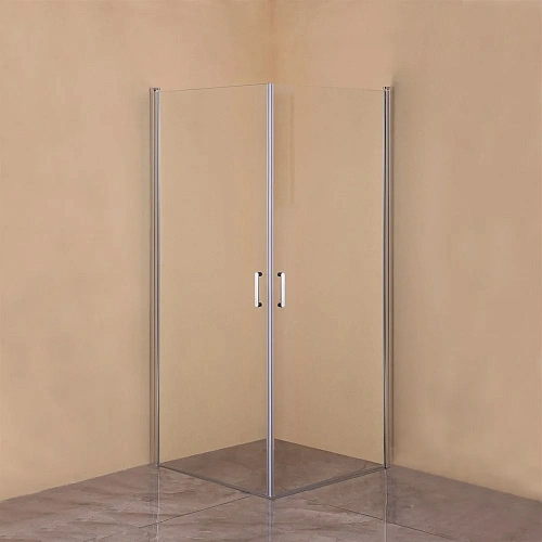 Душевой уголок DIWO Кострома 90х90 профиль хром матовый 557110 Душевой уголок DIWO Кострома 90х90 профиль хром матовый 557110