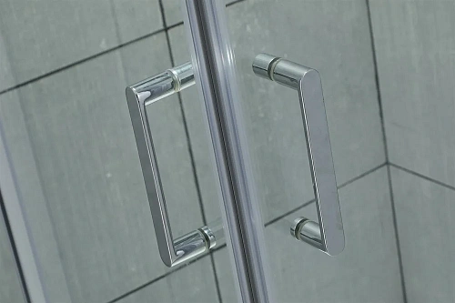 Душевой уголок DIWO Кострома 90х90 профиль хром матовый 557110 Душевой уголок DIWO Кострома 90х90 профиль хром матовый 557110